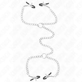 KINK - 4 KETTEN-NIPPELKLAMMERN 32 CM MIT KETTEN 14 CM - Vanelion Paradise