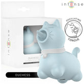 INTENSE - DUCHESS STIMULATOR MIT ROTIERENDER ZUNGE 360º BLAU - Vanelion Paradise