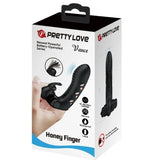PRETTY LOVE - VANCE BLACK RABBIT VIBRATOR FINGERABDECKUNG - Vanelion Paradise
