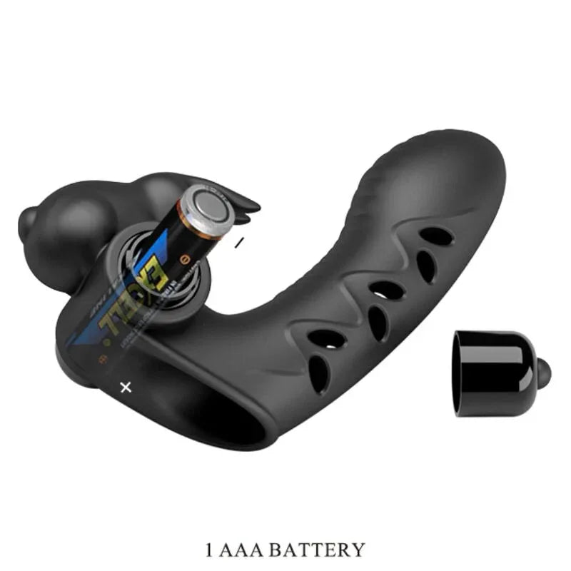 PRETTY LOVE - VANCE BLACK RABBIT VIBRATOR FINGERABDECKUNG - Vanelion Paradise