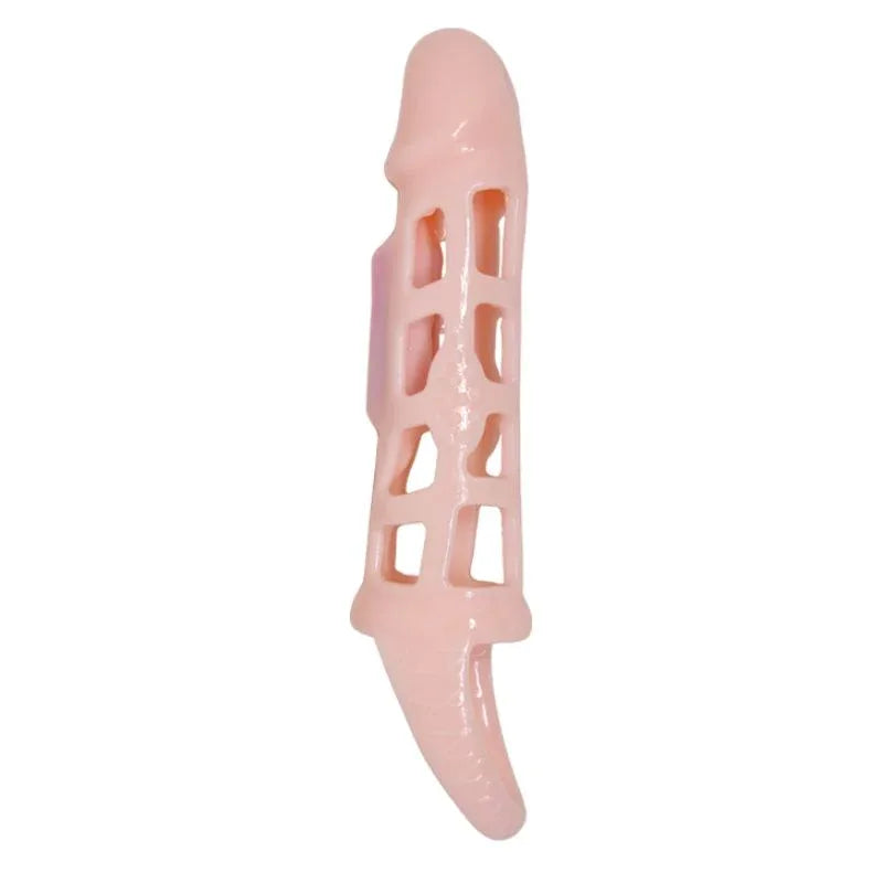 BAILE - PENIS EXTENDER COVER MIT VIBRATION UND NATÜRLICHEM GURT 13.5 CM - Vanelion Paradise